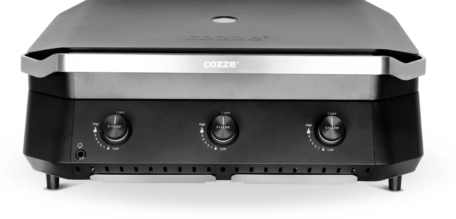 Kaasugrilli Cozze G-800 Plancha, 3 poltinta