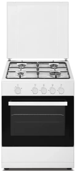 Kaasuliesi Sunwind Chef 60 cm valkoinen