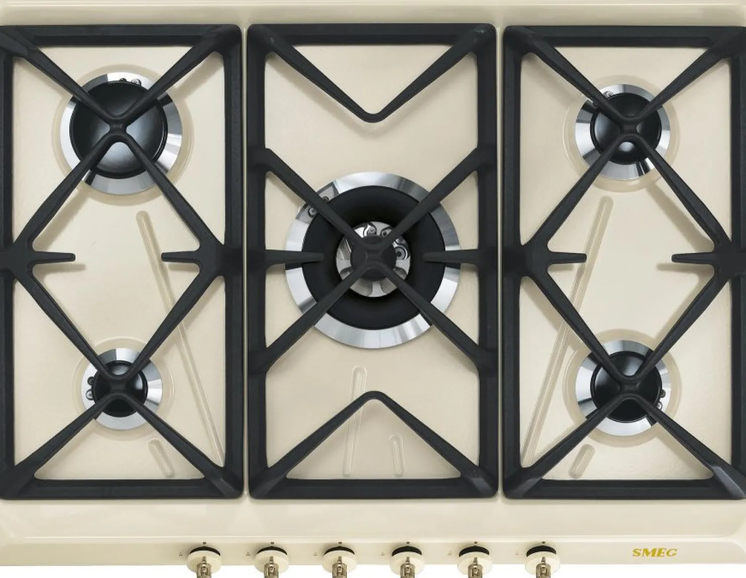 Kaasuliesitaso Smeg SRV876-OGH 68.5cm