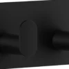 Kaksoiskoukku Beslagsboden Design BB456, mattamusta rst