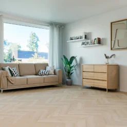 Kalanruotovinyyli Karitma Nordic Herringbone 4006 Pallas, integroitu alusmateriaali
