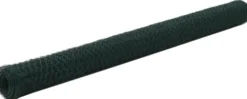 Kanaverkko teräs PVC pinnoitteella silmäkoko 50mm 25x1.5m vihreä