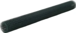 Kanaverkko 12x12mm galvanoitu teräs 10x1.5m vihreä