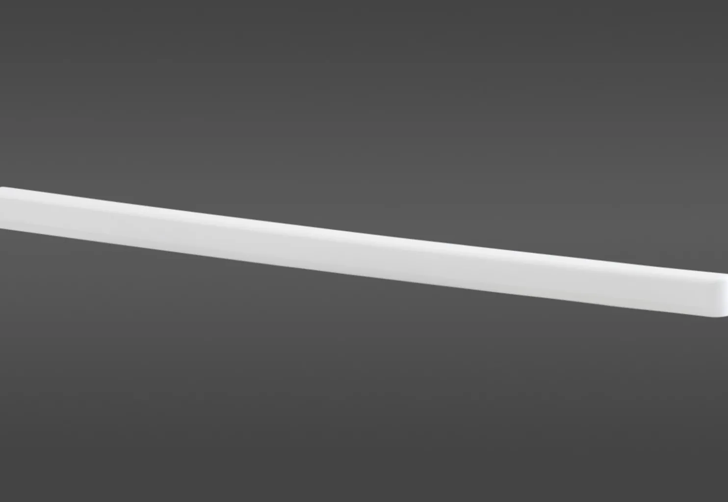 Kannatinsuoja Elfa 30 Classic 320x8x16 mm vasen valkoinen
