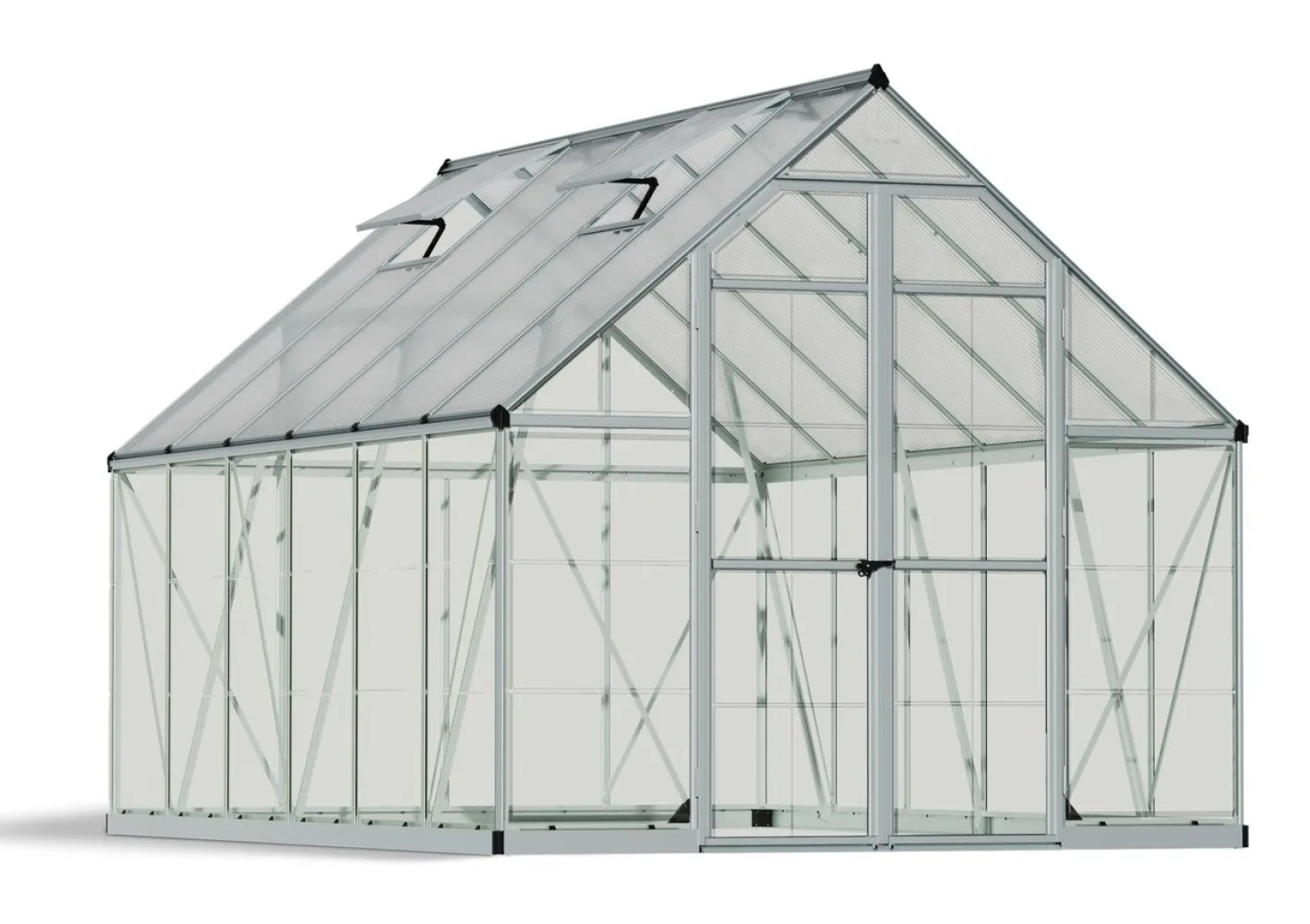 Kasvihuone Palram-Canopia Balance Hybrid 8,9 m² 8x12 ft hopea