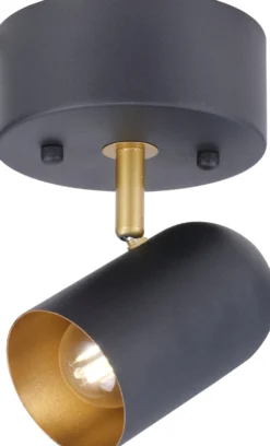 Kattospotti Heat Beaker 1-osainen E14 musta