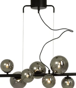 Kattovalaisin Aneta Lighting Molekyl 580 mm musta/savulasi