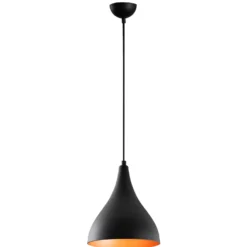 Kattovalaisin Linento Lighting Berceste, musta, Ø22cm