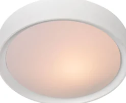 Kattovalaisin Lucide Lex Ø25 cm valkoinen