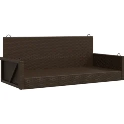Keinupenkki polyrottinki 119x56x48 cm, eri värejä (33239)