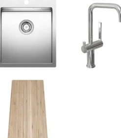 Keittiöallas Lapetek Luna-X 340-IFA + Lino-A -hana rst