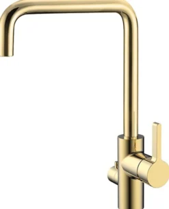 Keittiöhana Bathlife Atlant pesukoneventtiilillä kulta
