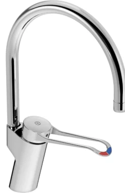 Keittiöhana Gustavsberg Nautic Care, korkea malli, pitkä kahva, lyijytön, energialuokka A, kromi