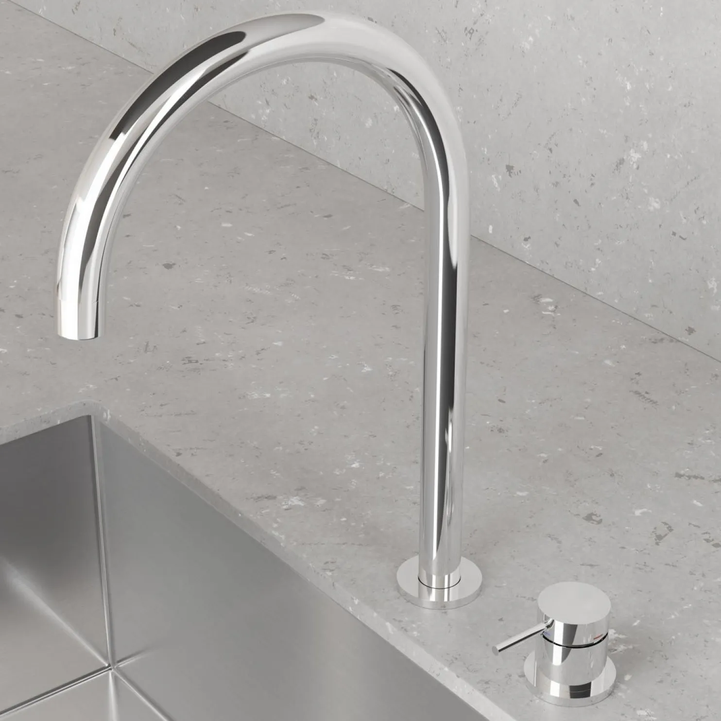Keittiöhana Scandtap Harmonized K2 Classic, ruostumaton teräs
