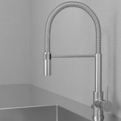 Keittiöhana Scandtap Steel Pro D pesukoneventtiilillä