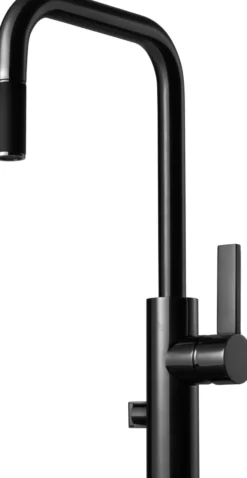 Keittiöhana Tapwell Arman ARM887 APK-liitäntä ulosvedettävä juoksuputki Black Chrome