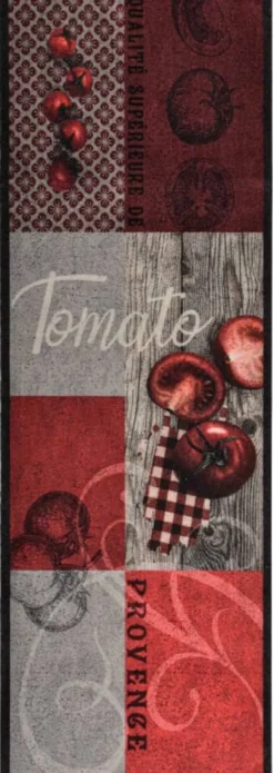 Keittiön pestävä matto tomato 45x150 cm