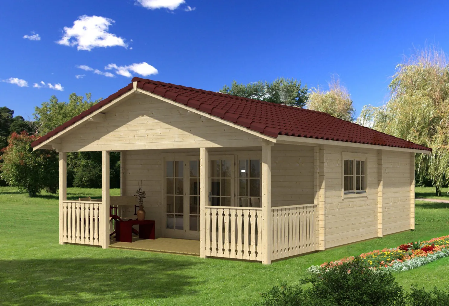 Kesämökki Skan Holz Alberta 1, 30m²