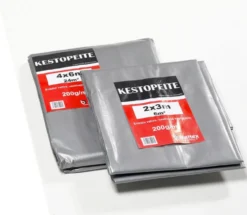 Kestopeite Meltex musta/hopea 3x5 m (15 m²) 200 g/m²