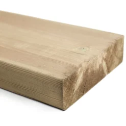 Kestopuu Oiva mänty mitallistettu 48x173 mm vihreä