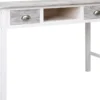 Kirjoituspöytä harmaa 110x45x76cm puinen