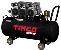 Kompressori Timco, 3x1HP, 100 litraa, öljytön