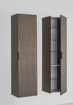 Korkea kaappi Hafa Go, 400x1555 mm, tumma tammi