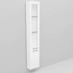 Korkea kaappi Noro Flexline 222.2 300 mm valkoinen raami