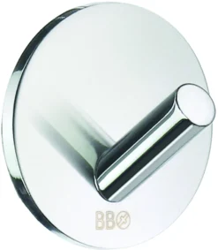 Koukku mini Beslagsboden BK1080 tarrakiinnitteinen kromi