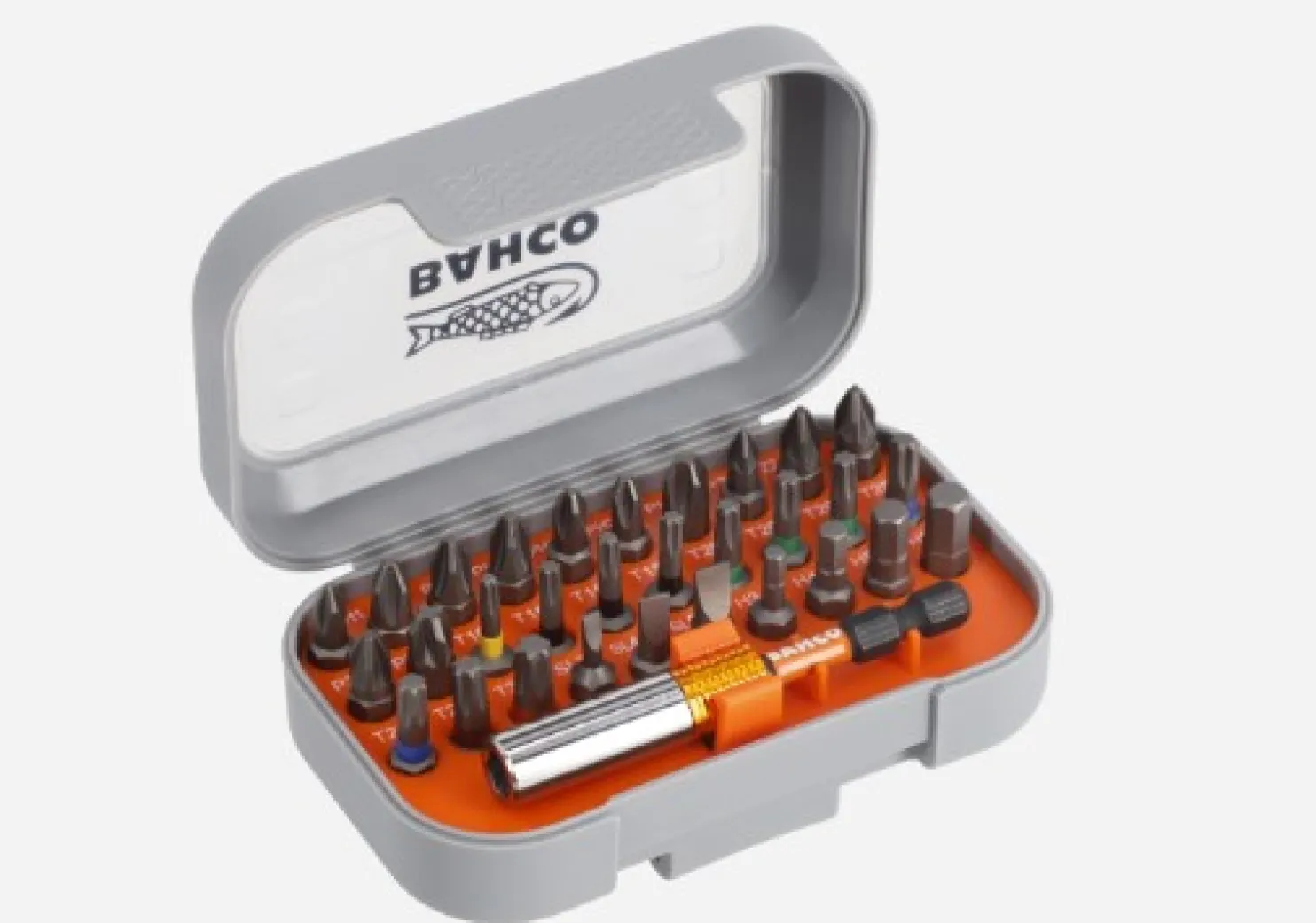 Kärkipidin Bahco Ph+pz+torx+sl+hex, 25mm, 31 kpl