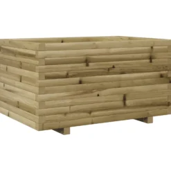 Kukkalaatikko puutarhaan 90x60x49,5 cm kyllästetty mänty (47387)