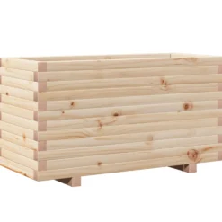 Kukkalaatikko puutarhaan 90x40x49,5 cm täysi mänty (47373)
