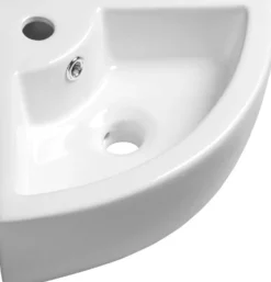 Kulma-allas Interia Gynt 330x330x130 mm valkoinen
