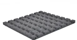 Kumilaatta Nordic Play, 500x500x30mm harmaa