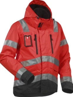Kuoritakki Blåkläder Highvis 4837 punainen/musta