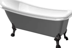 Kylpyamme Bathlife Ideal, 1530x760 mm, harmaa, eri tassuja