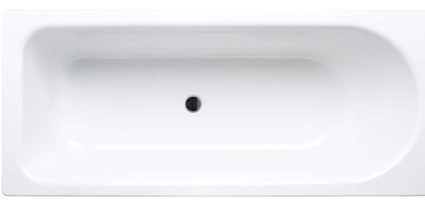 Kylpyamme Gustavsberg, 1700 x 700 mm, ilman etulevykehikkoa, suihkutilalla, reiät kädensijalle, valkoinen