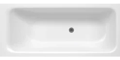 Kylpyamme Gustavsberg, 1600 x 700 mm, Kombi 1604, ilman kehikkoa, liukuestekäsittely, kaksi kädensijaa, valkoinen