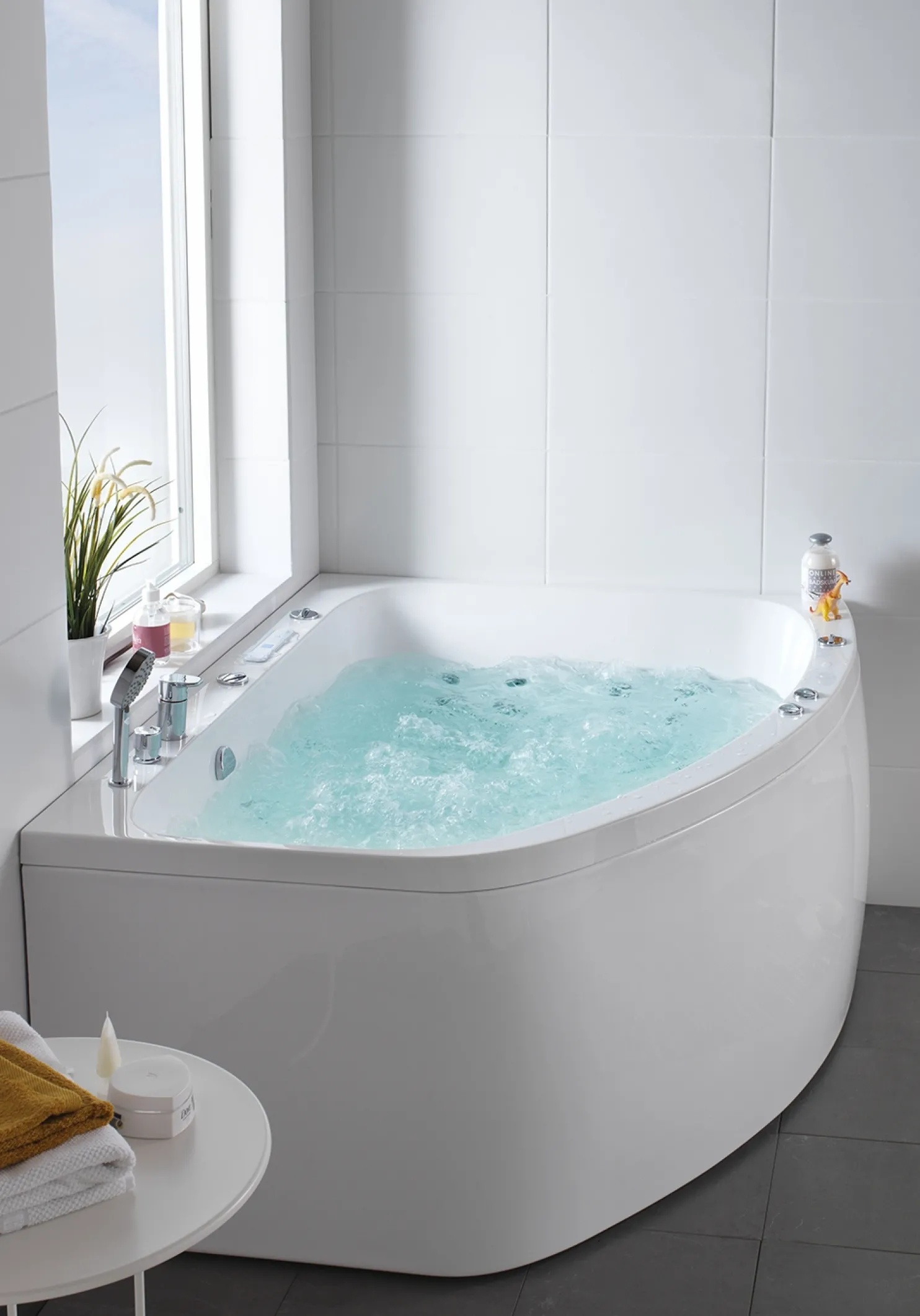 Kylpyamme Hafa Aqua 160L Duo, valkoinen