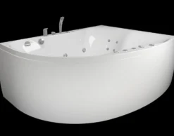 Kylpyamme Westerbergs Ocean 170L Duo 2.0 akryyli valkoinen vasen