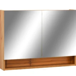 Kylpyhuoneen LED-Peilikaappi, 80x15x60 cm MDF, eri värejä (04202)