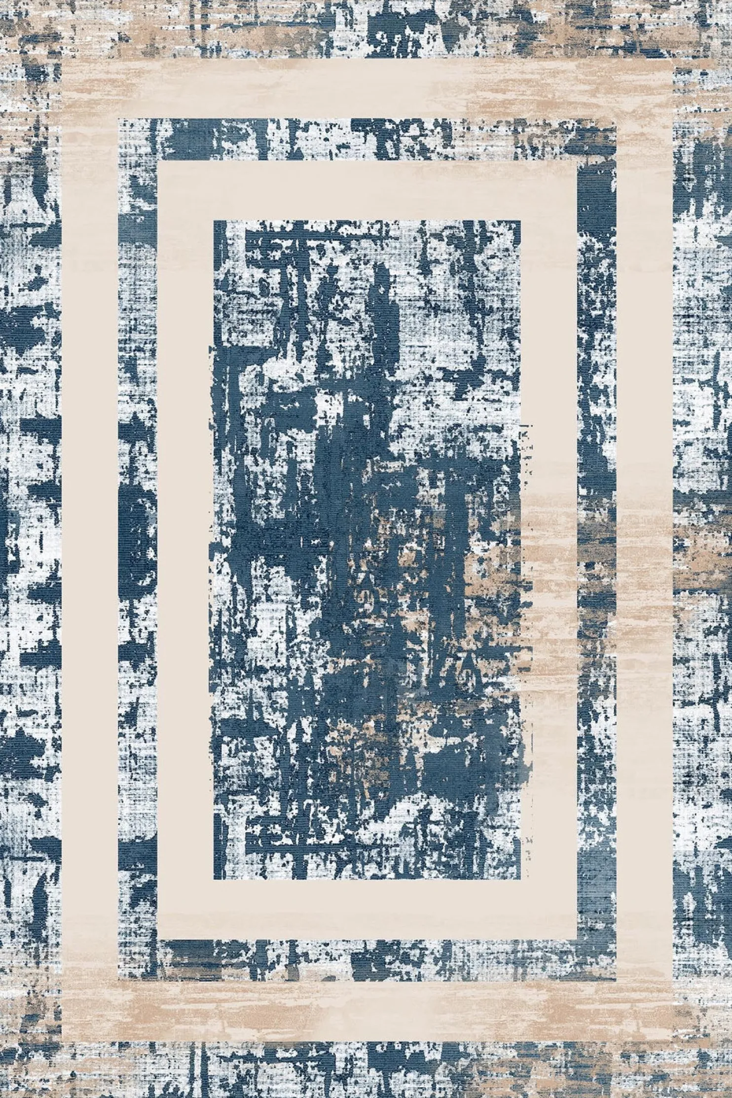Kynnysmatto Linento HMNT879, 50x80cm, sininen