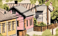 Kynnysmatto Vallila Naapurusto, 50x80cm