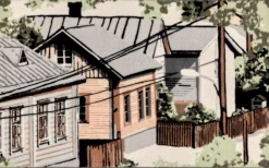 Kynnysmatto Vallila Naapurusto, 50x80cm