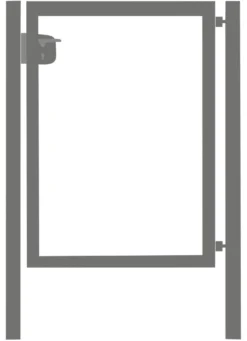 Käyntiportin runko AB Polar, leveys 100cm, Locinox lukko, eri kokoja
