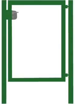 Käyntiportin runko AB Polar, leveys 100cm, Locinox lukko, eri kokoja