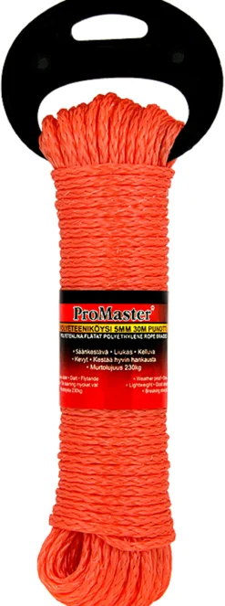 Köysi ProMaster PE 5 mm punottu 30 m