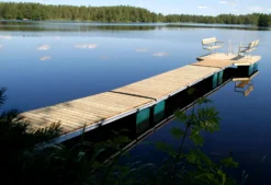 Laituri Luoman Lumme LCX-2-8-8, 2.3x16.2m + ponttonit