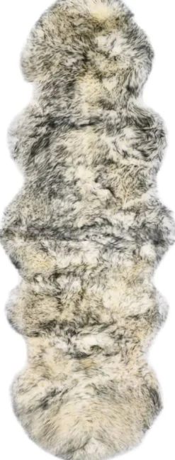 Lampaannahkamatto 60x180 cm tummanharmaa melange