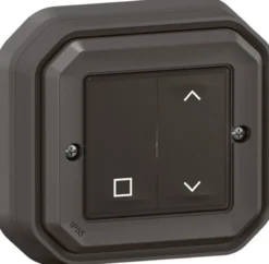 Langaton verhokytkin Legrand Plexo with Netatmo IP55 pinta, paristoton, antrasiitti